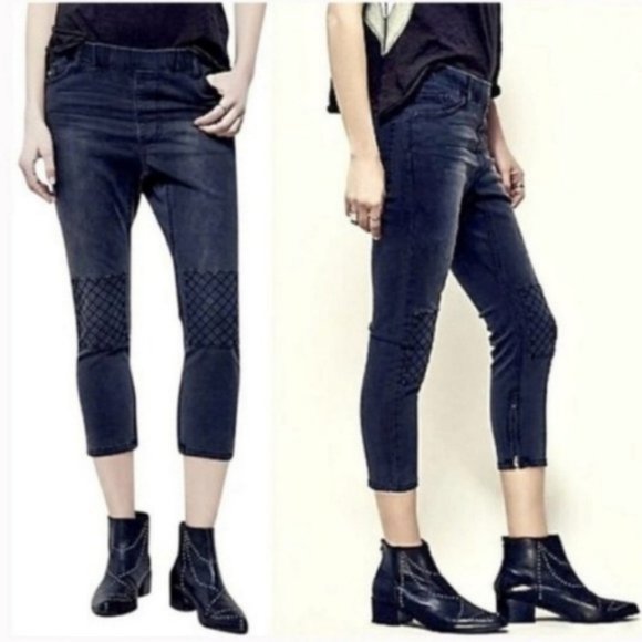 One Teaspoon Free People Black High Waisted Jeans - Picture 1 of 3